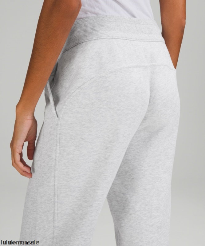 Lululemon Damen DELULU240 | Scuba Hoch Sitzende Jogginghose Aus Frottee Ultrahellgrau